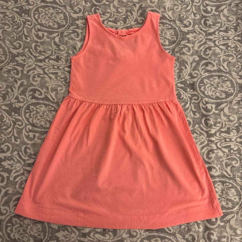 J. Crew Coral Sleeveless Scoop Neck Sundress